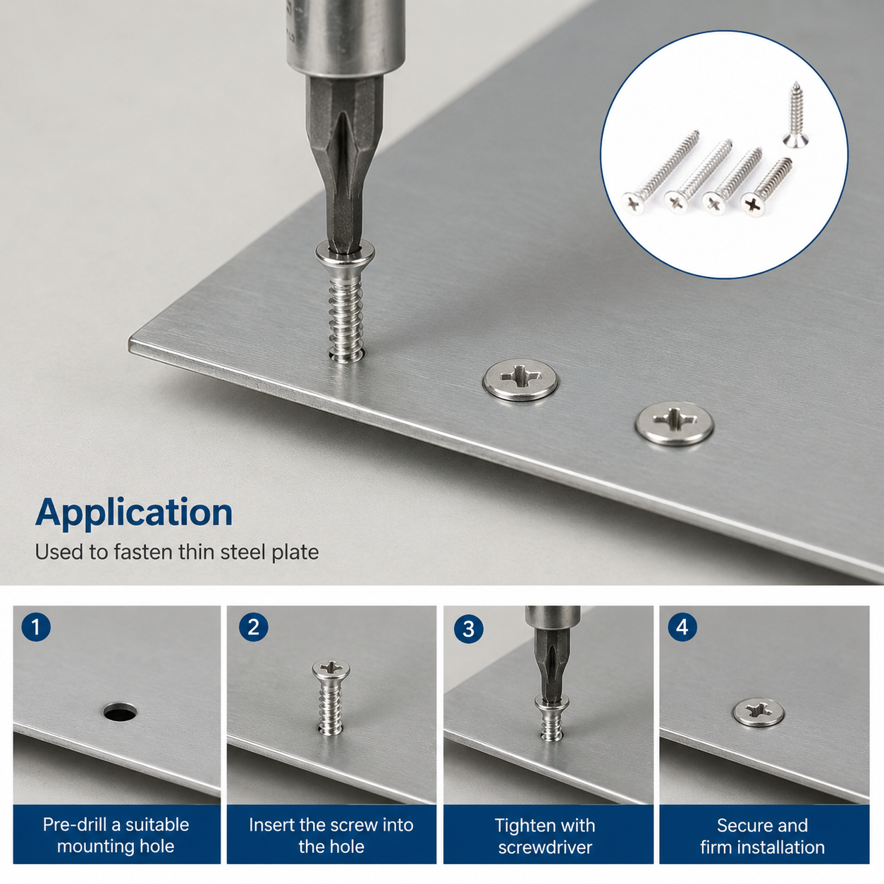 Round Head Self-Tapping Screw